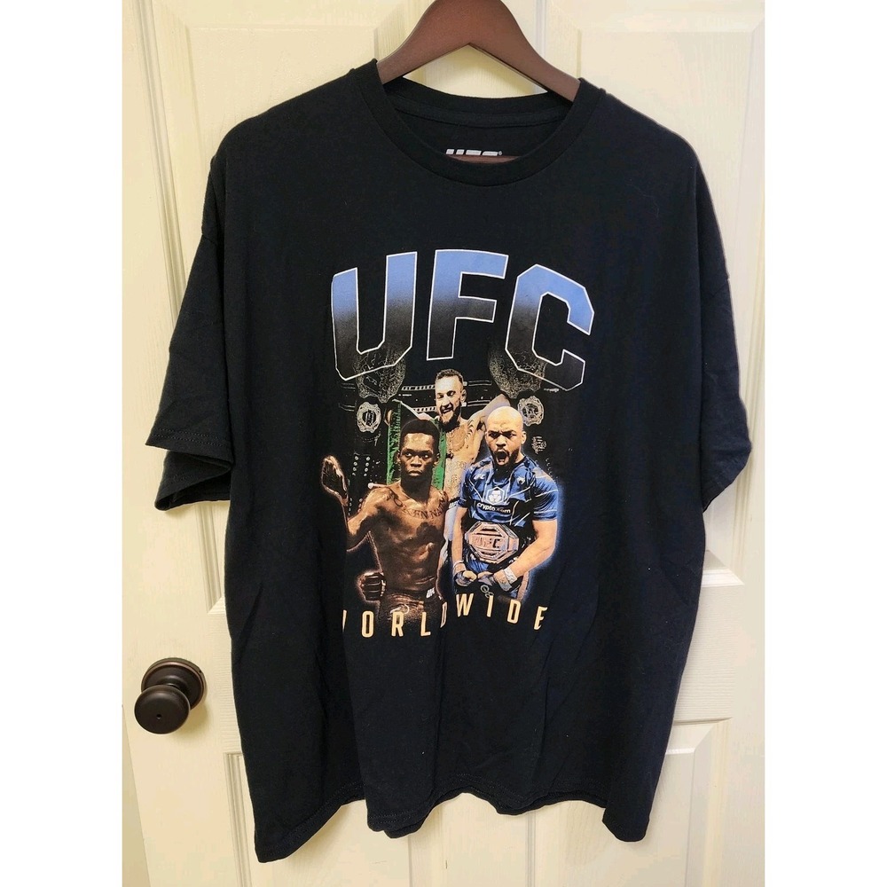 Men UFC World Wide Graphic Tee 2024 Size XXL